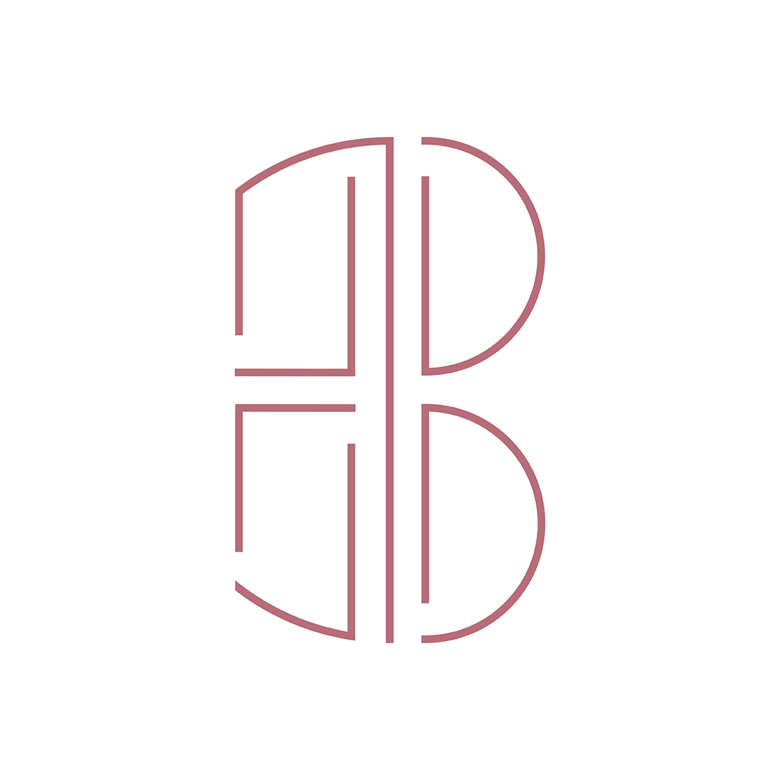 Pair of Letters HB logo cover image.
