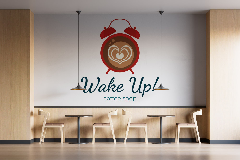 Coffee Shop Logo Template facebook image.