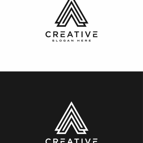 initials letter A logo vector design | MasterBundles