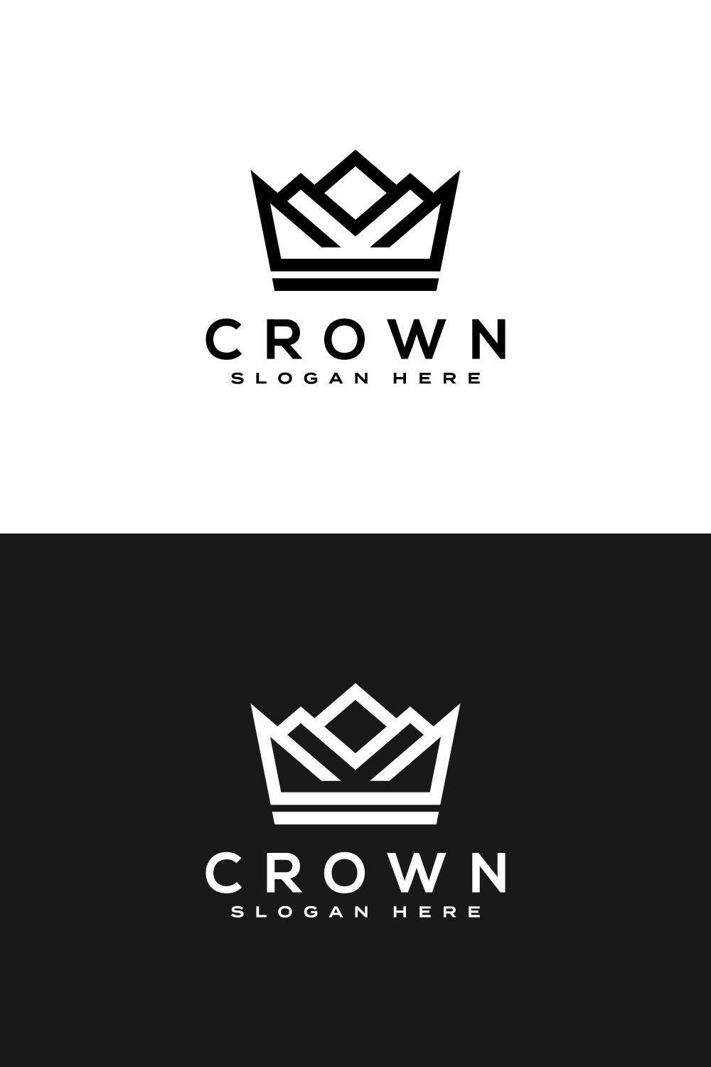 Crown Logo Vector Design Template pinterest,