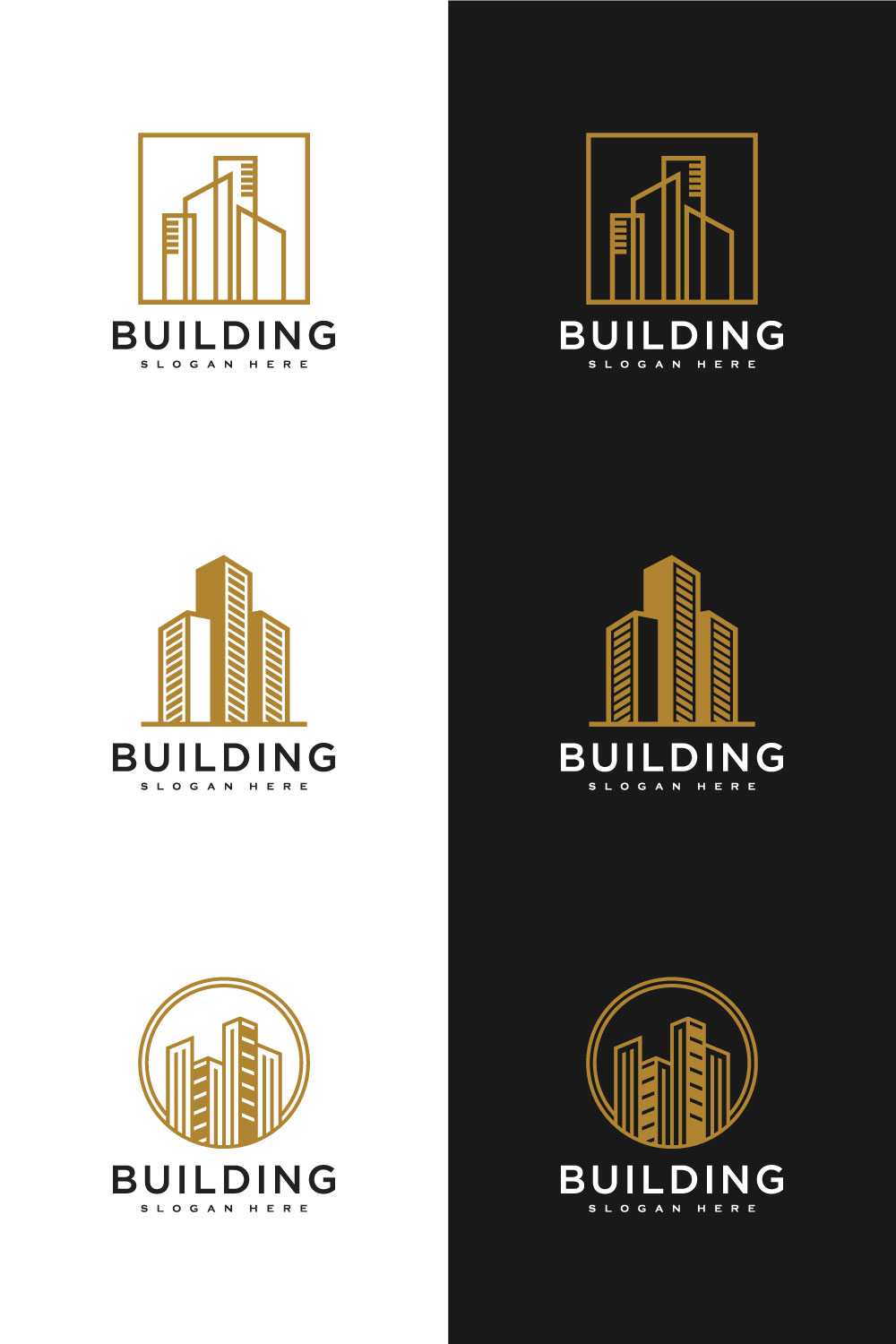 Building Logo Design Template pinteres.