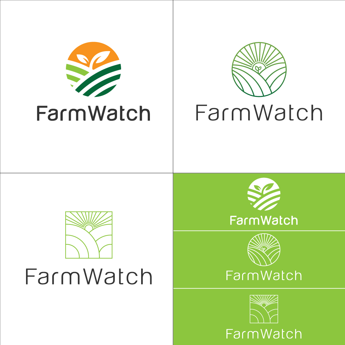 3 Farm Logos Design cover image.