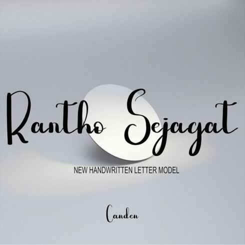 Rantho Sejagat Font cover image.
