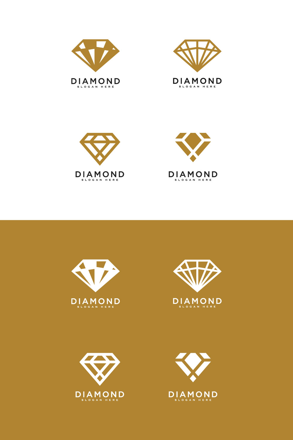 Diamond Logo Vector Design Template pinterest.