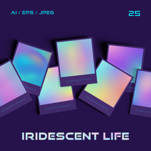 Set of Holographic Gradients cover image.