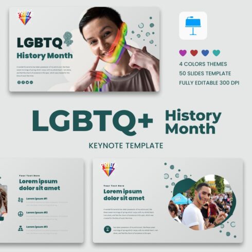 LGBTQ History Month Keynote Template.