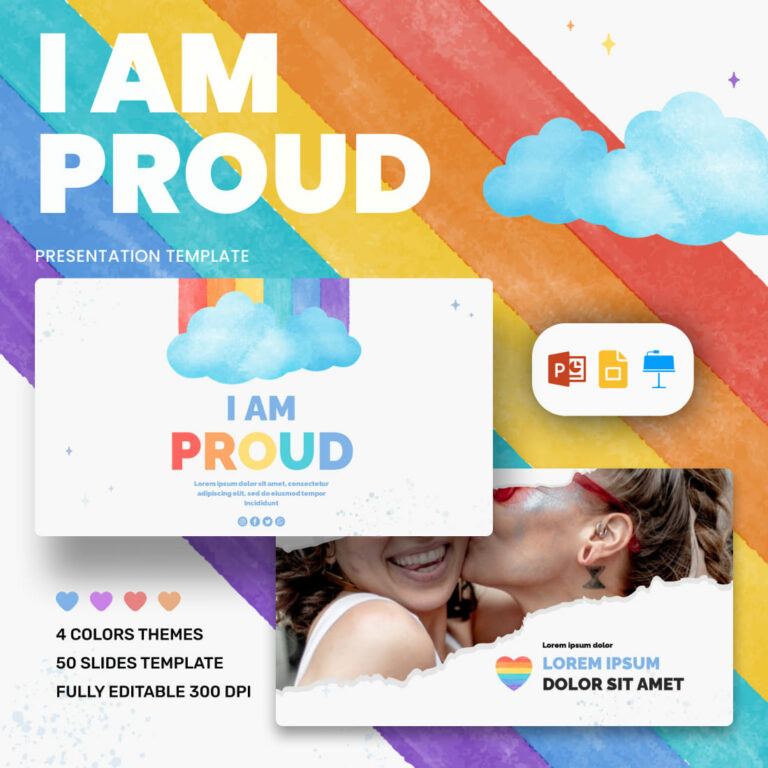 I'm Proud LGBTQ Presentation Template – MasterBundles