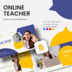 Online Teacher Google Slides Theme.