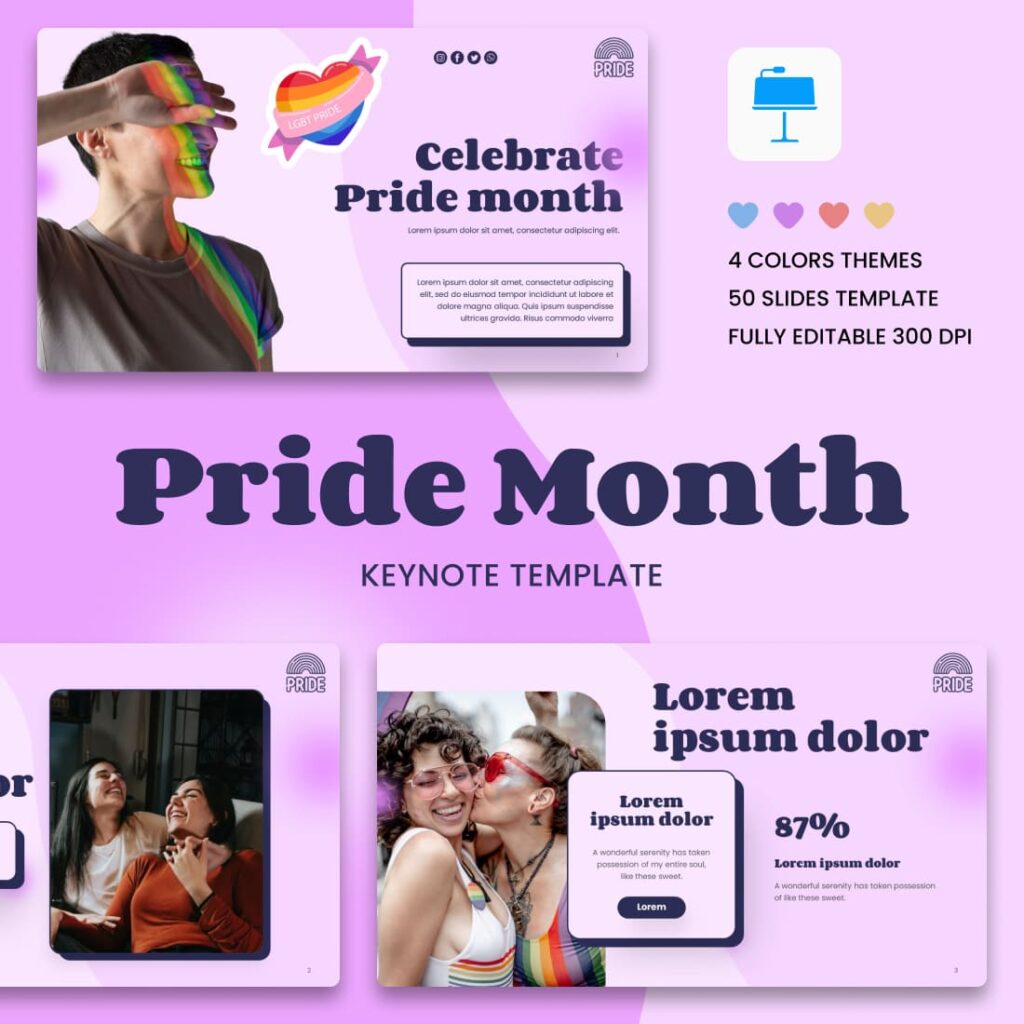 Pride Month Keynote Template – MasterBundles