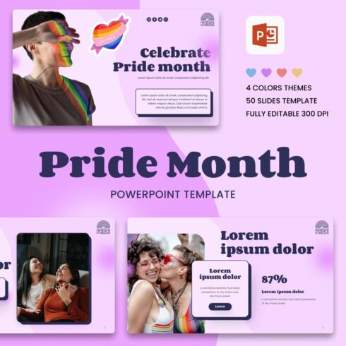Pride Month PowerPoint Template.