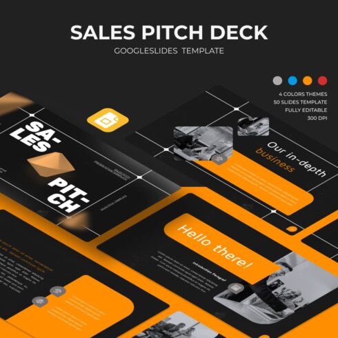 Sales Pitch Deck Google Slides Theme.