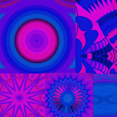 Mandala Pastel Digital Paper Cover Image.