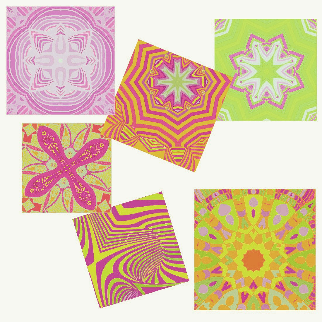Pretty Mandala Pastel Set Of 25 Preview Image.