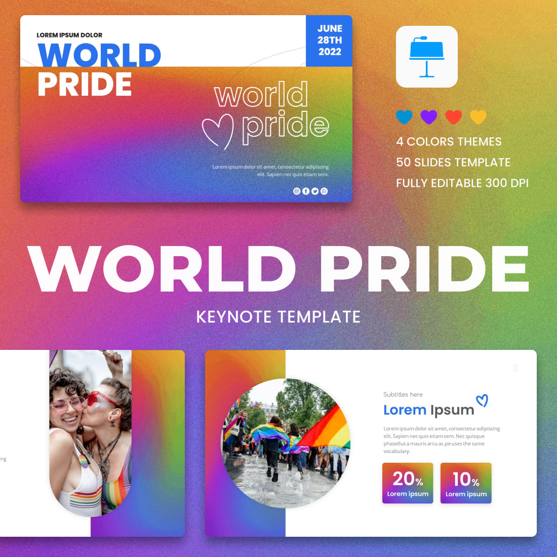 World Pride Keynote Template.