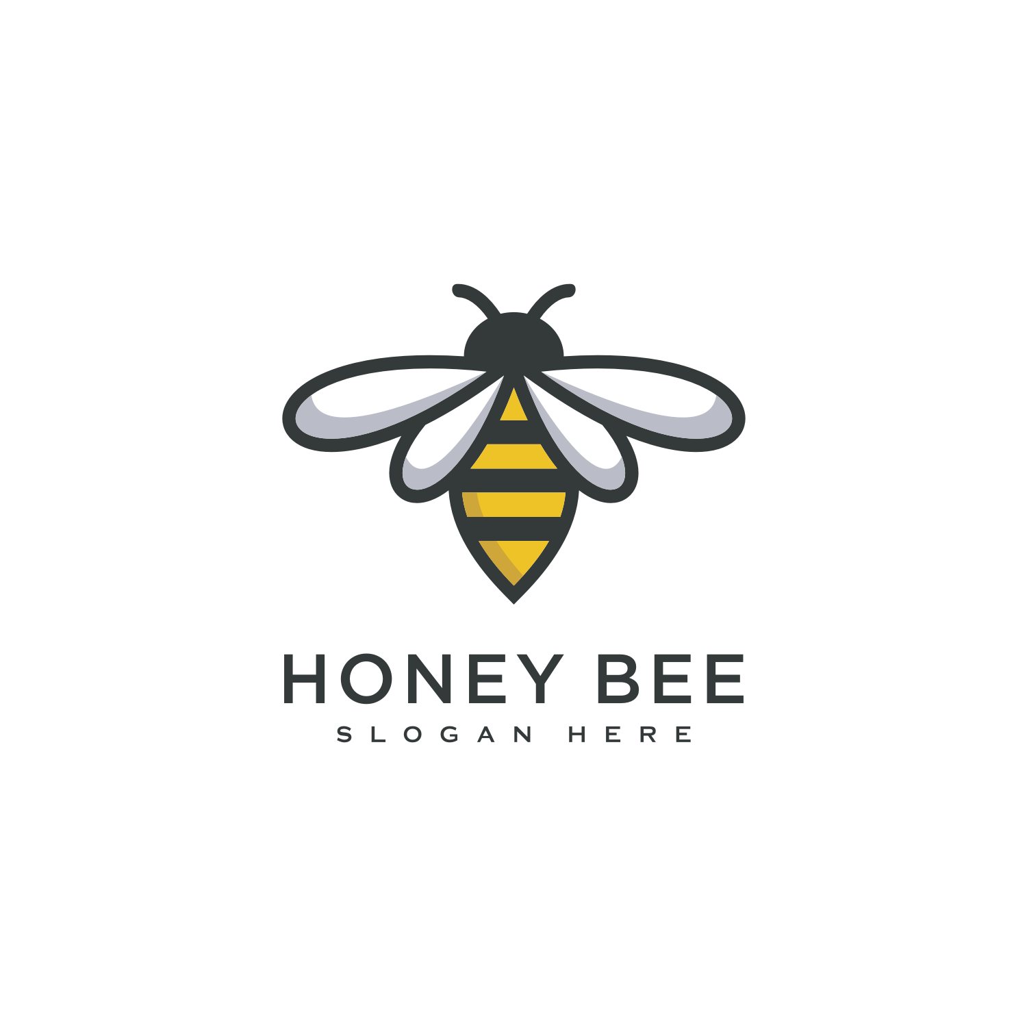 Honey Bee Animals Logo Vector previews.