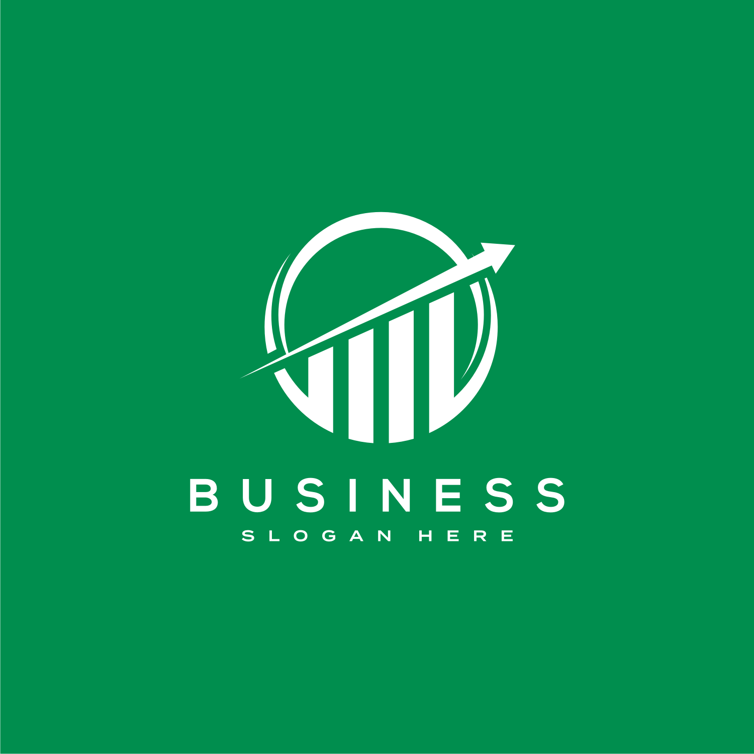 Business Finance Logo Template previews.