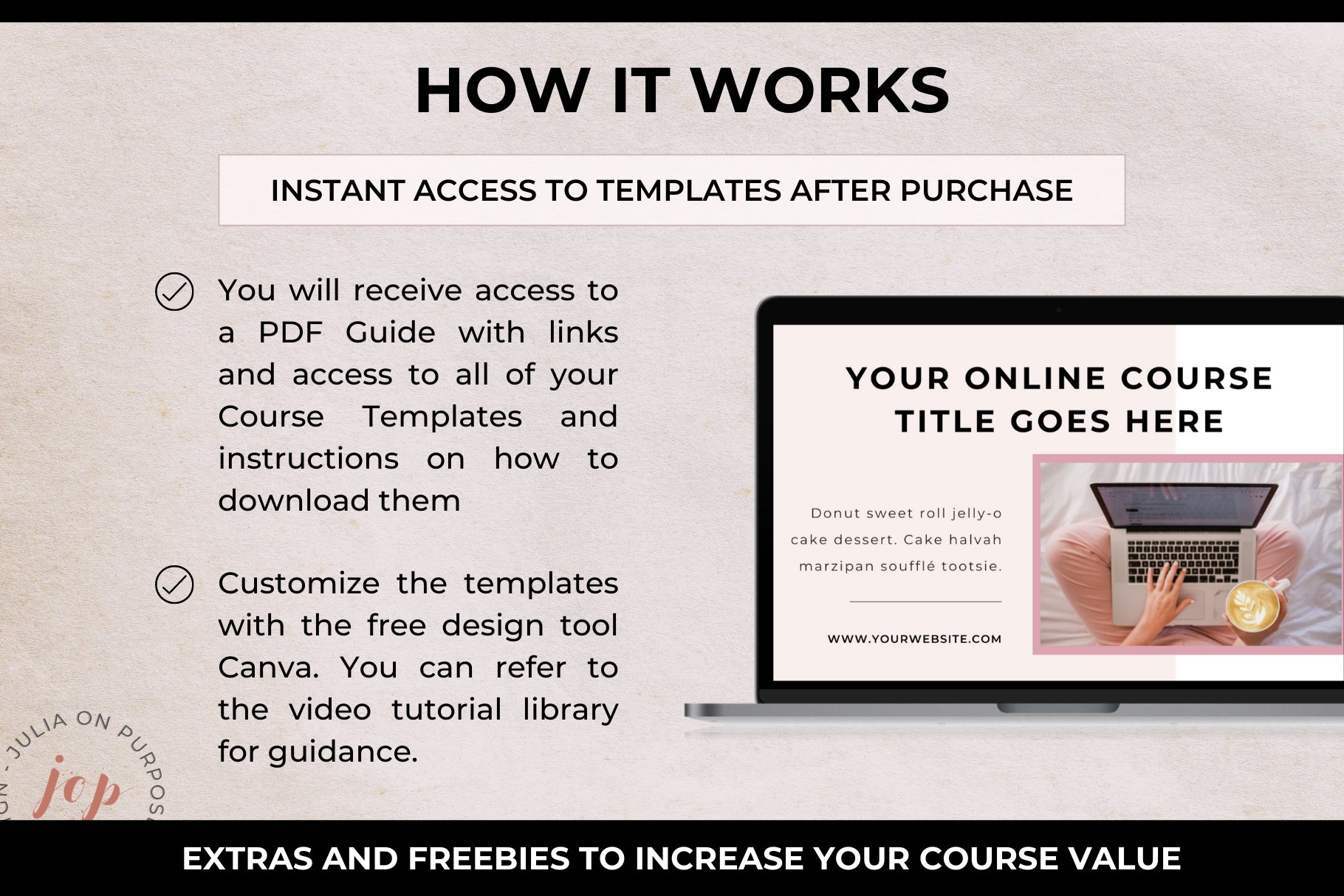 You'll get instant access to templates after purchase.