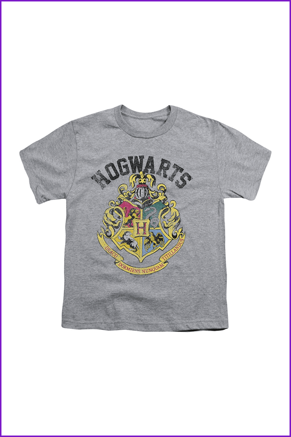 Popfunk Harry Potter Retro Hogwarts Logo T Shirt & Stickersl.