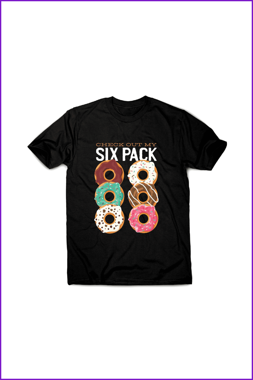 Donut six pack - Men's Funny Premium T-Shirt.