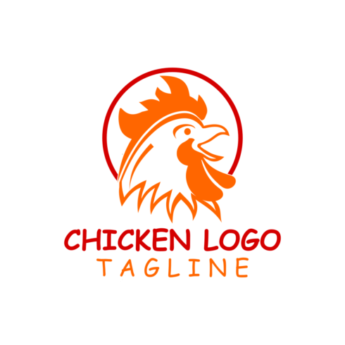 Rooster Custom Logo Design Template cover image.