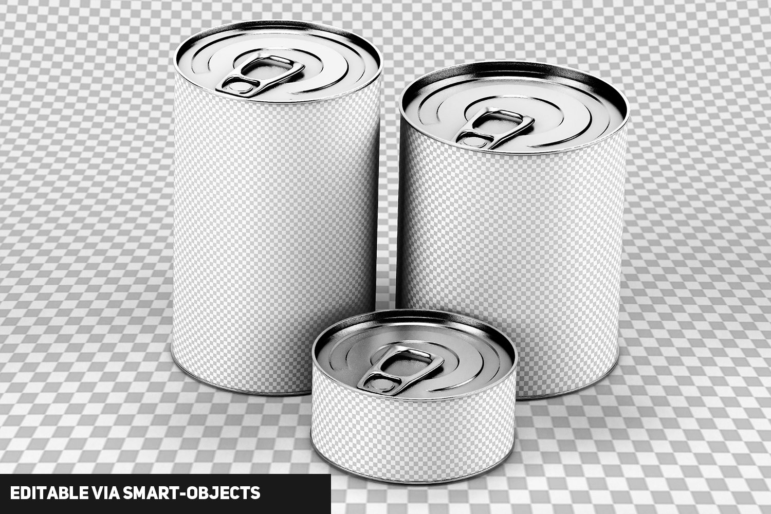 Three cans for you imagination.