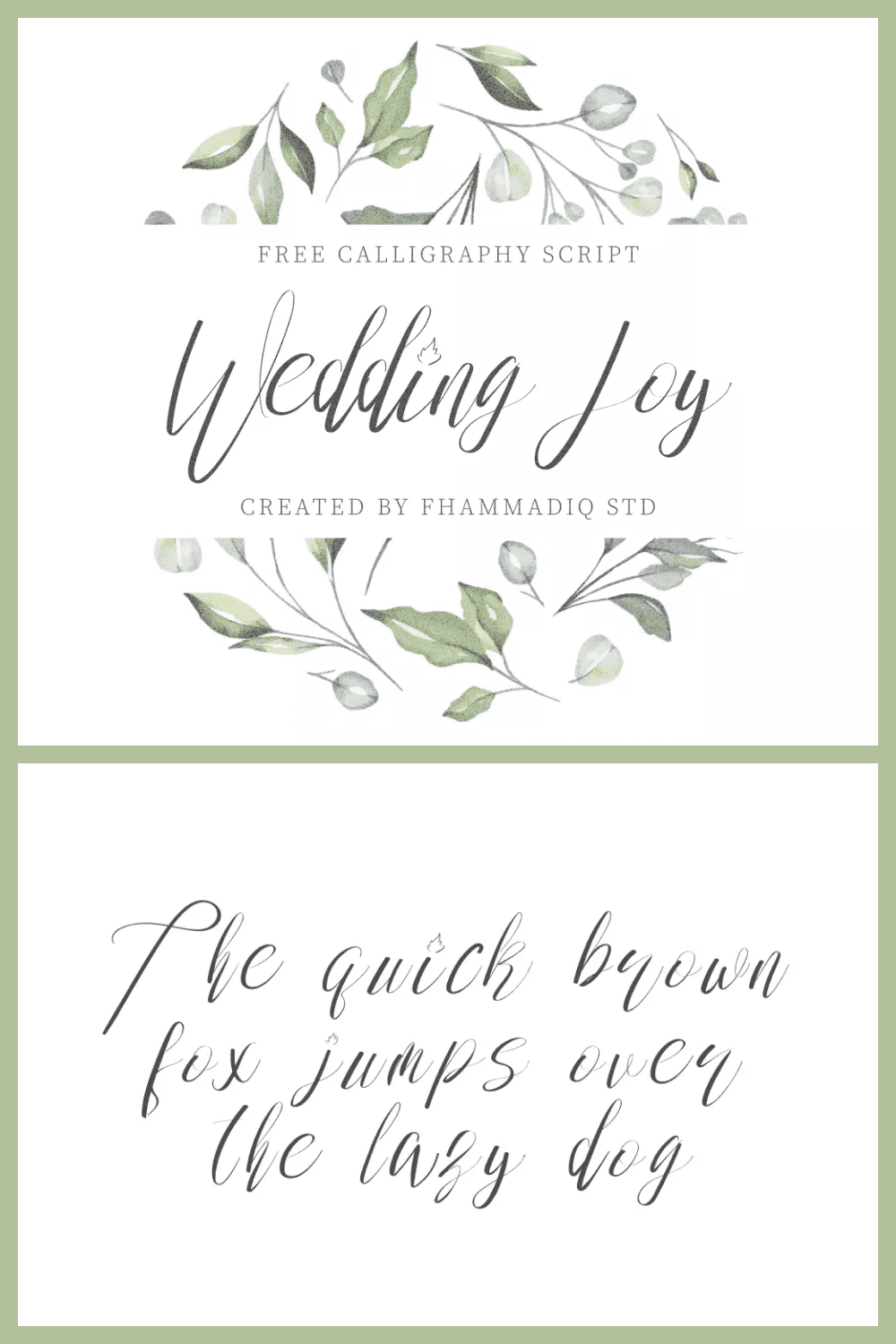 Wedding Joy Free Font.
