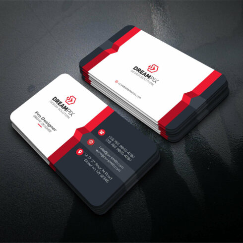 Colorful Business Card of your Company illustration cover image.