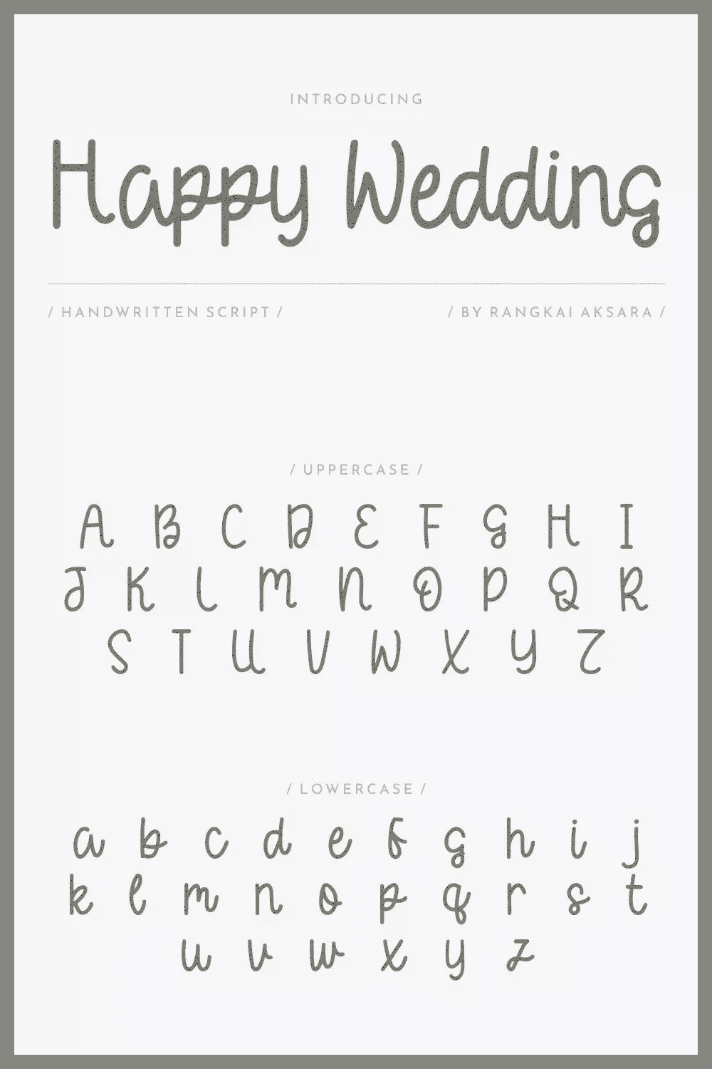 Happy Wedding Free Font.