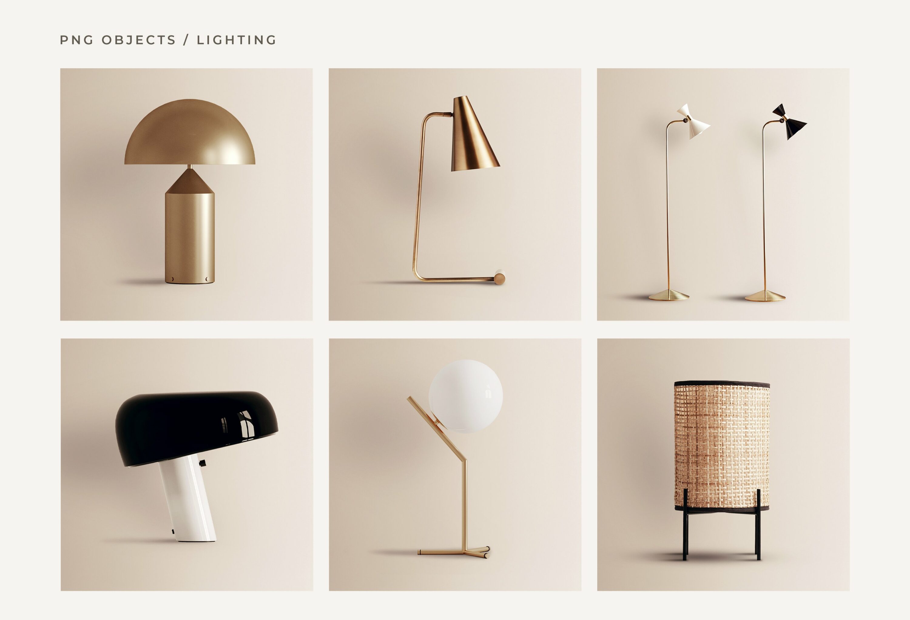 PNG objects - lighting.