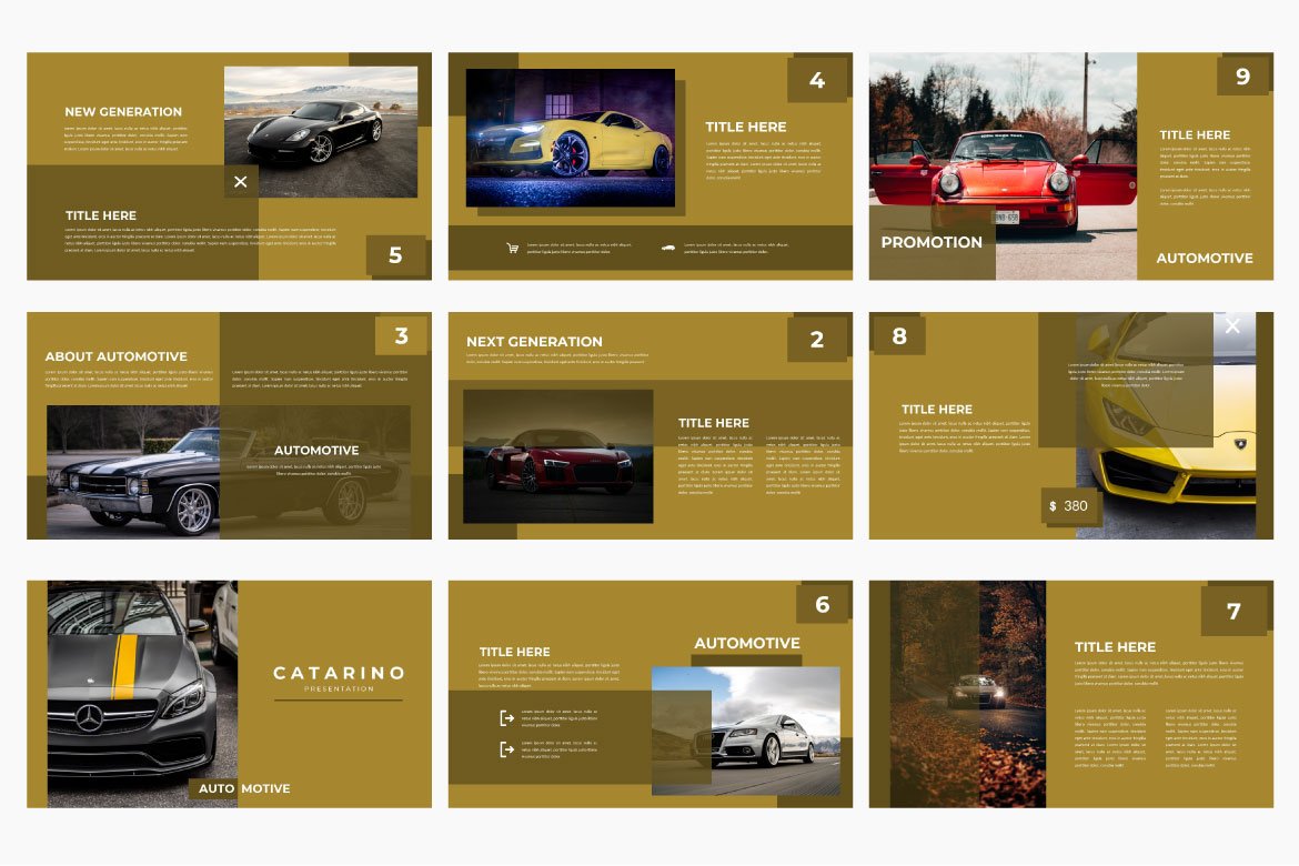 Creative olive template for bright cars.