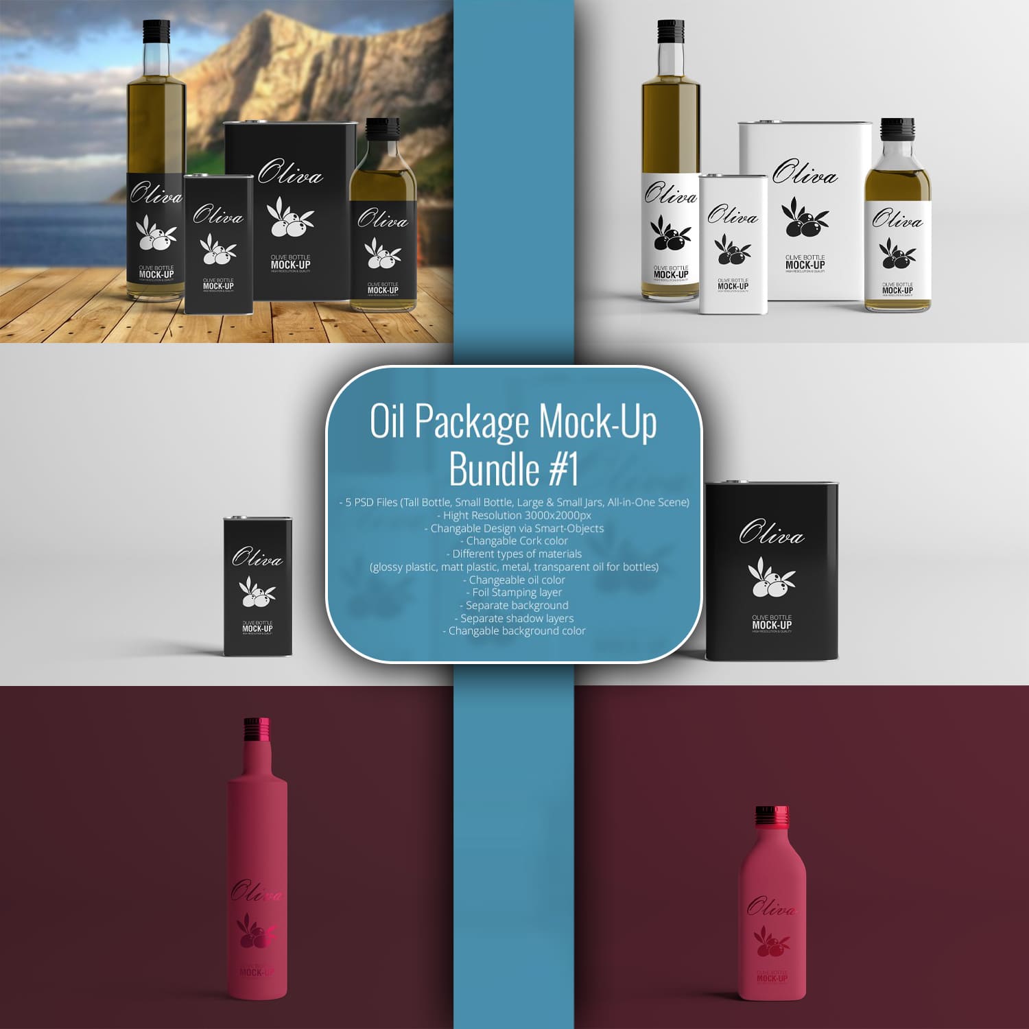 [-50%] Oil Package Mock-Up Bundle #1 cover.