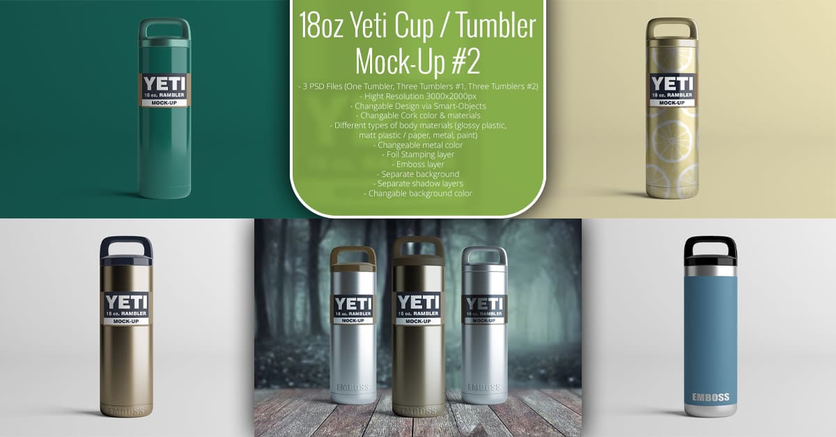 Yeti Cup Mock-Up – MasterBundles