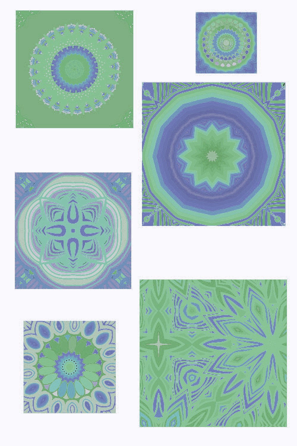 Green And Blue Abstract Pastel Background Pinterest Image.
