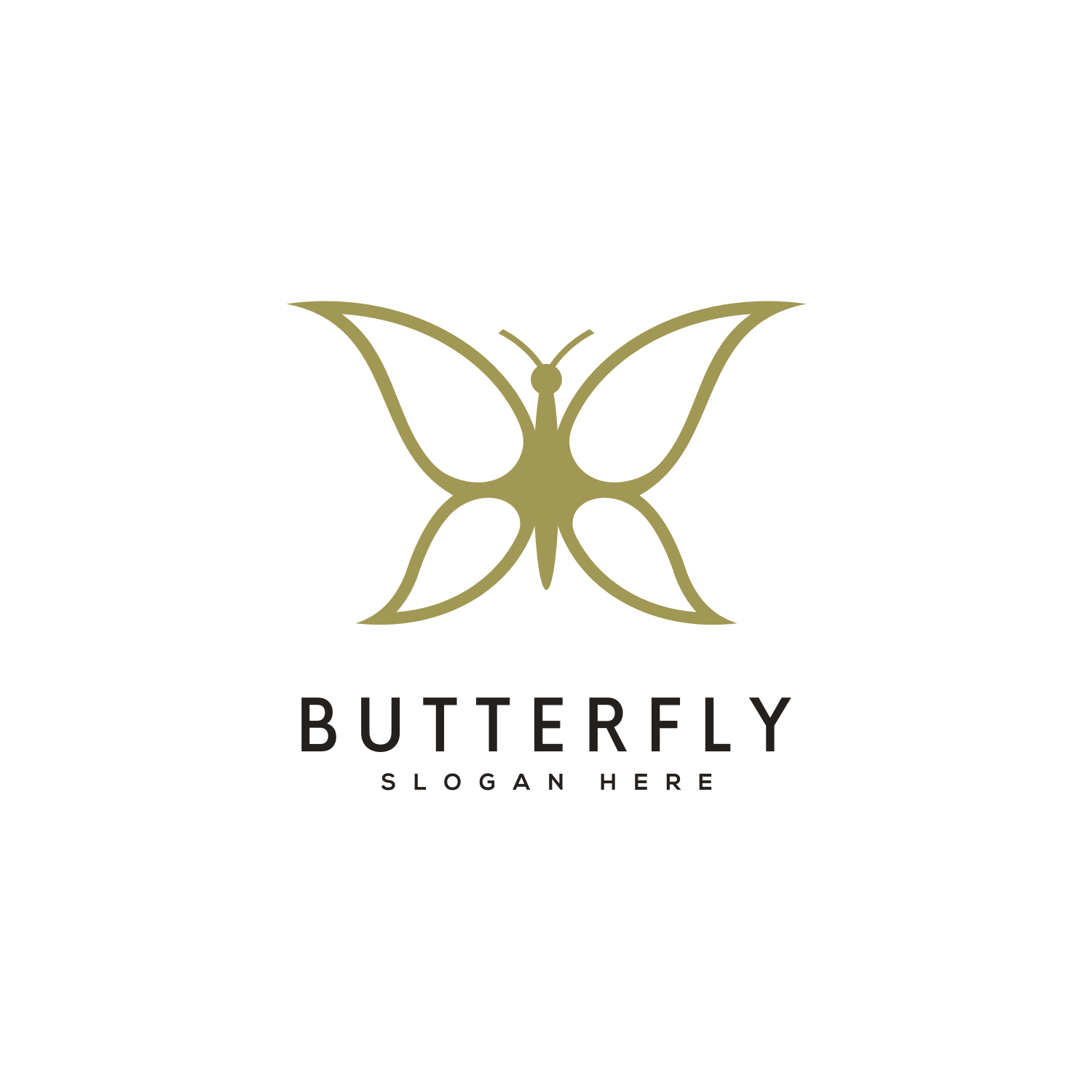 Butterfly Animal Logo Design cover image.