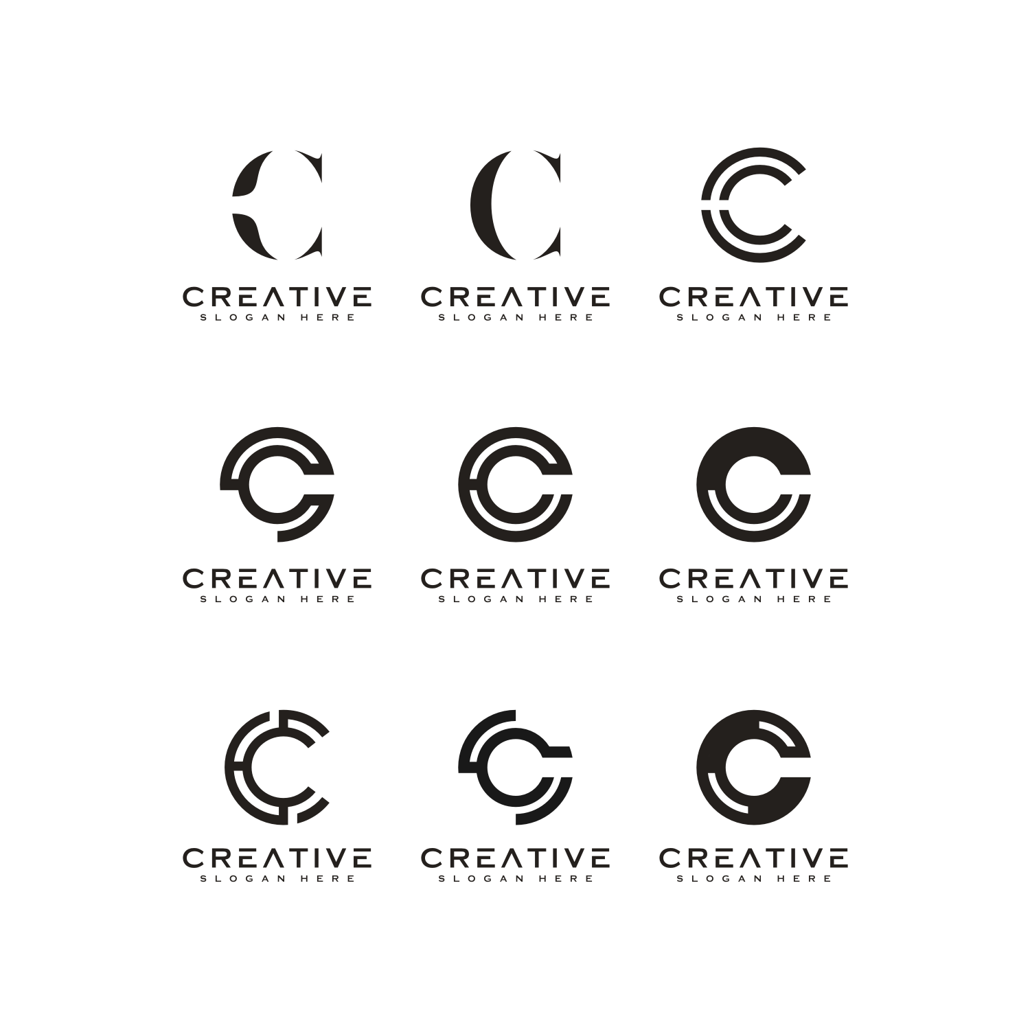 Creative Entertainment & Art Logo Design Templates
