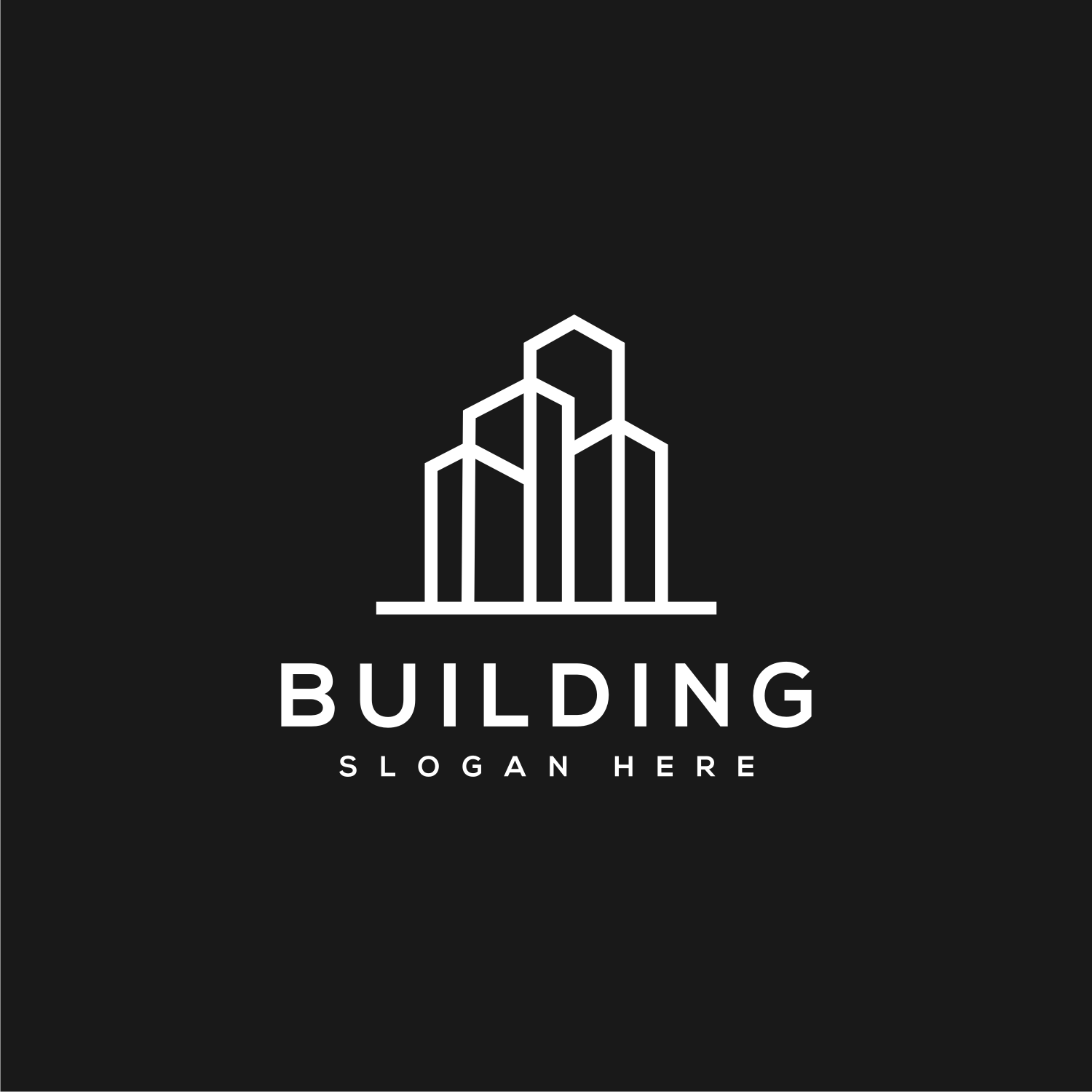 Building Real Estate Logo Vector Design previews.