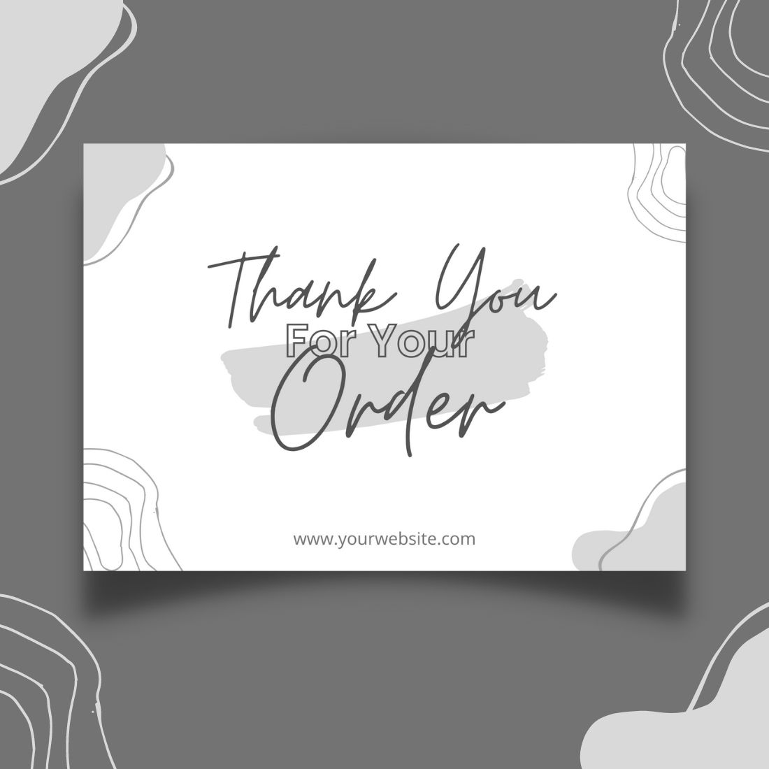 Thank You Card Template previews