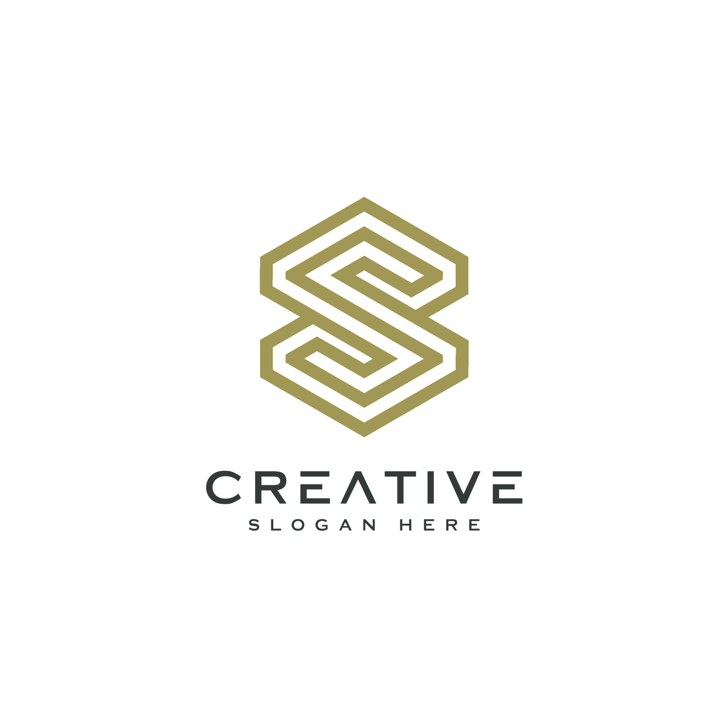 Line Style Letter S Logo Vector Design cover image.