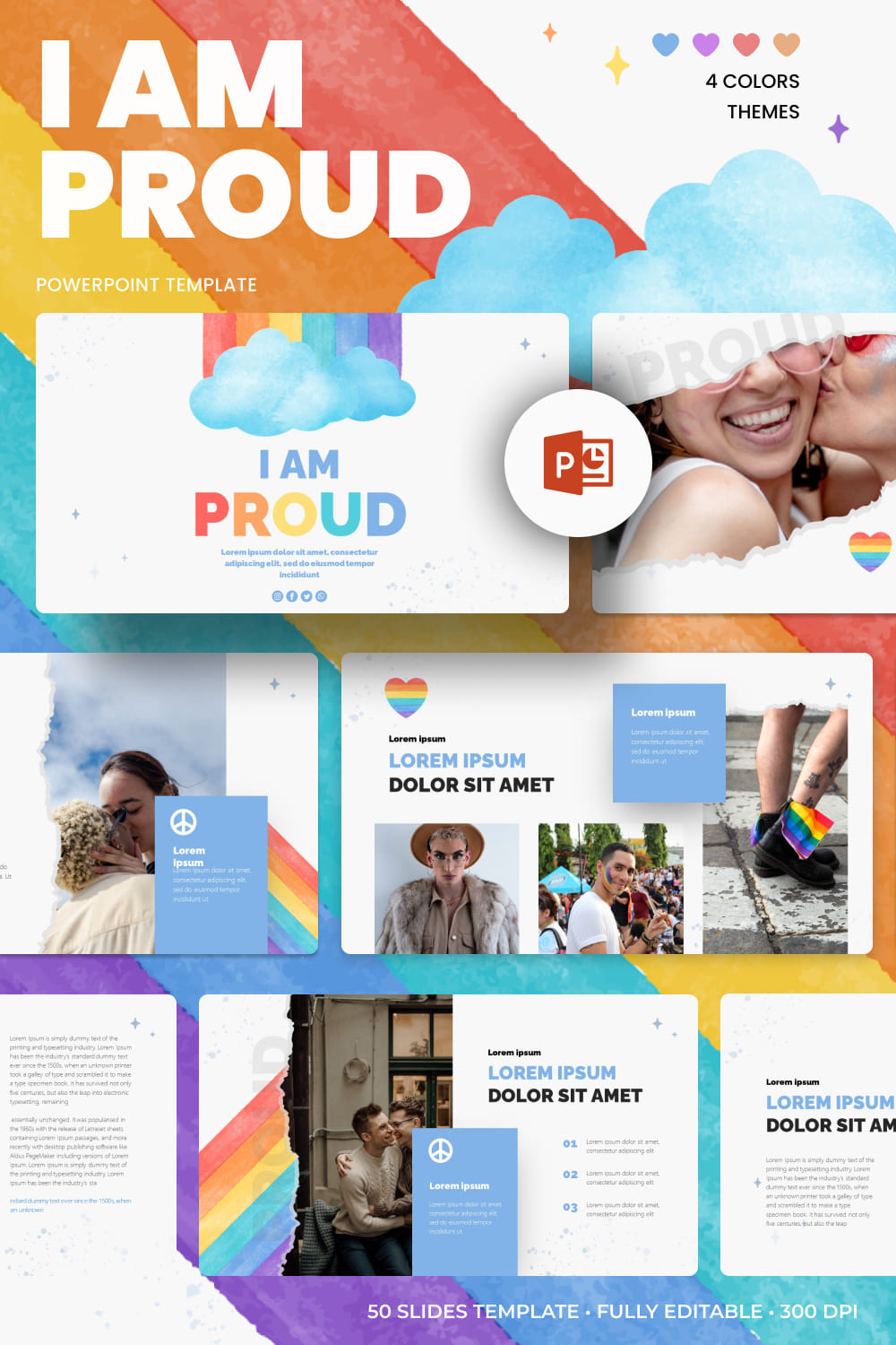 2 iamproud powerpoint template 1000h1500
