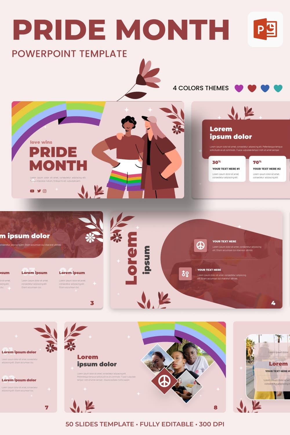 2 pridemonth powerpoint template 1000h1500 1