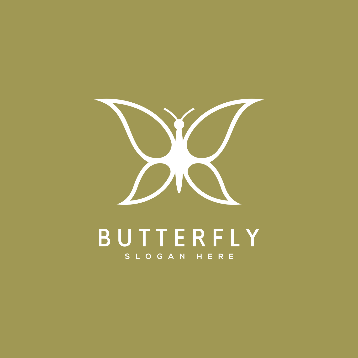 Butterfly Animal Logo Design previews.