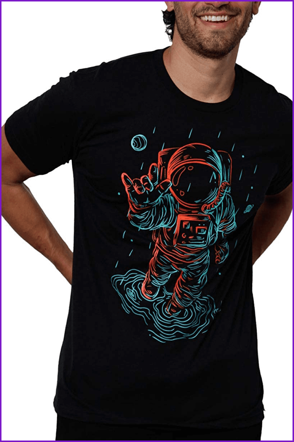INTO THE AM Graphic Tees for Men – Plain Short Sleeve Casual Crew Neck T-Shirt.