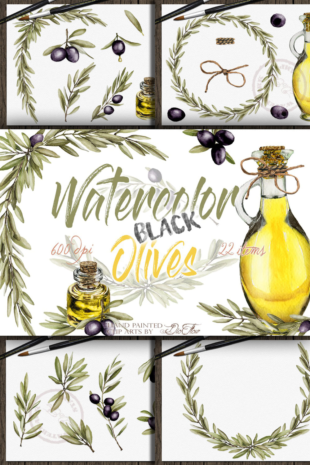 2878445 black olive watercolor clip art pinterest 1000 1500