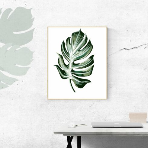 Jungle Palm Vector Leaves Set | Master Bundles