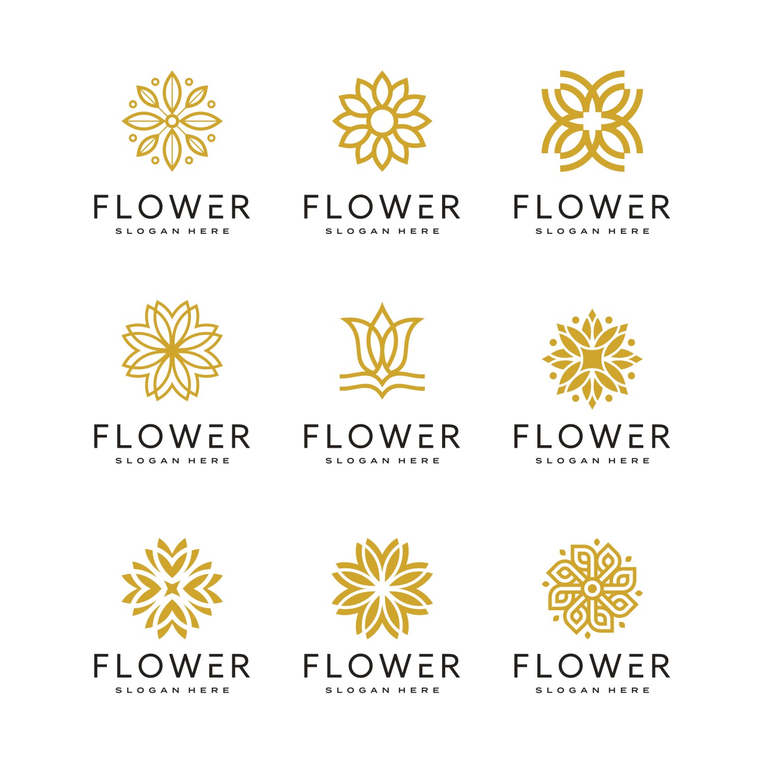 Flower Logo Vector Design cover image.