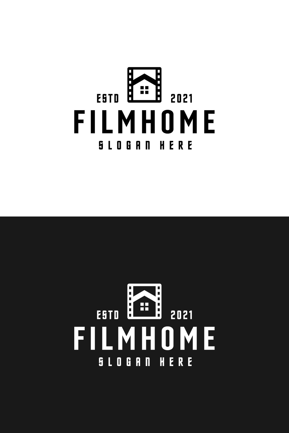 Film Home Logo Vector Design pinterest.