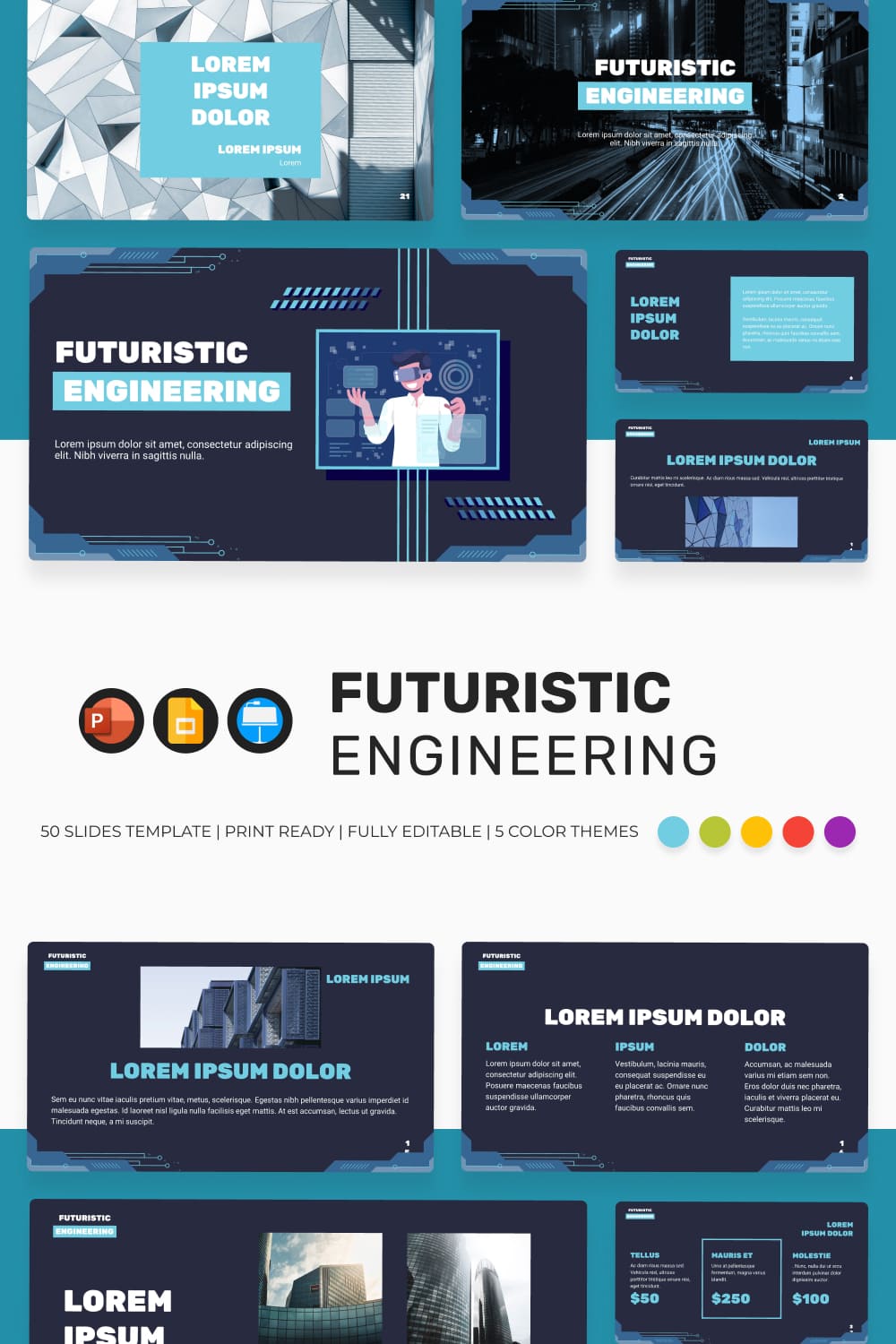 3 futuristic presentation template 1000h1500