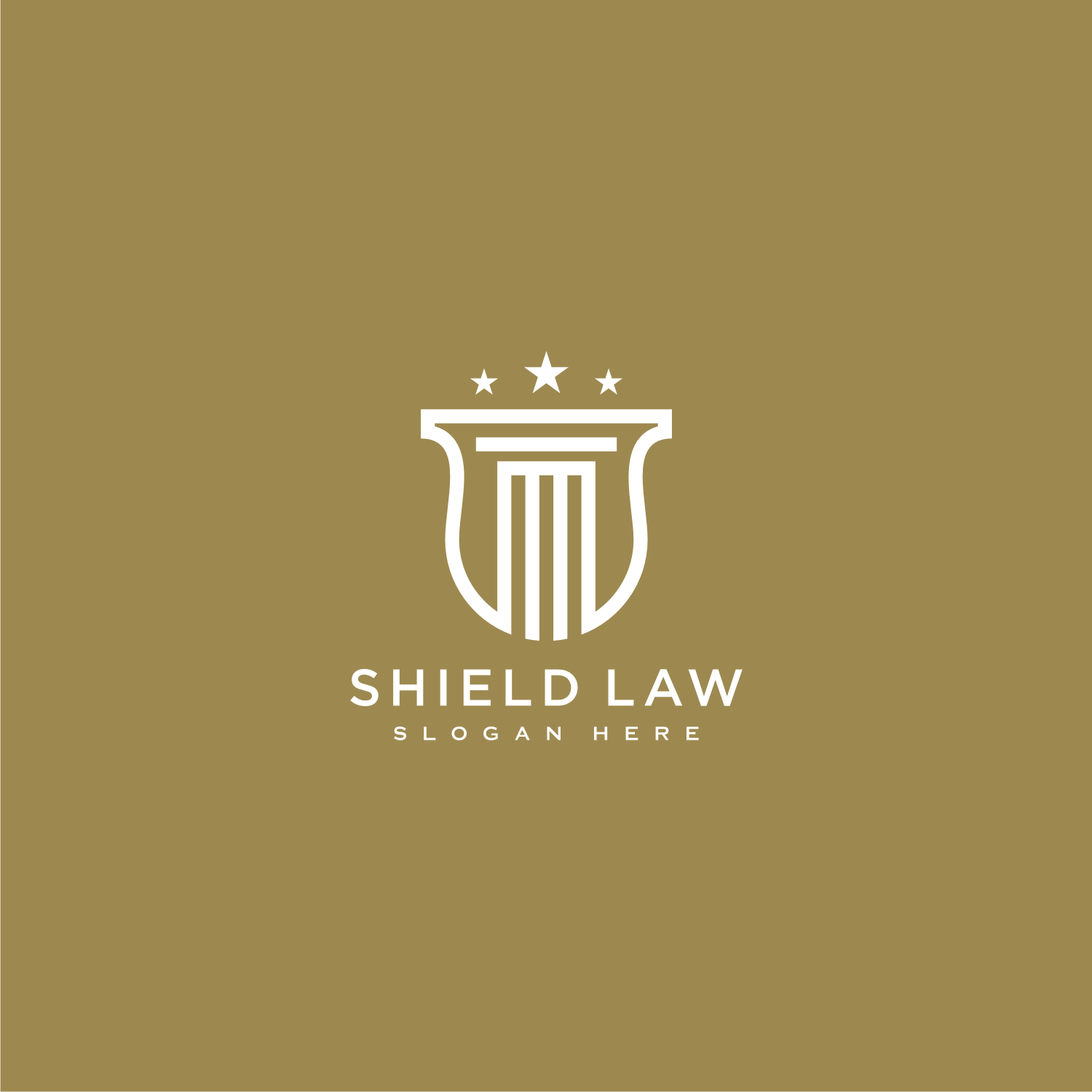 Law Firm and Shield Logo Design Vector previews.