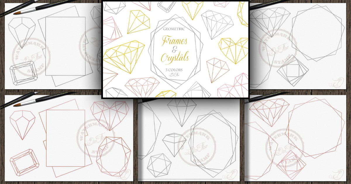 Geometric Frames And Crystals – MasterBundles