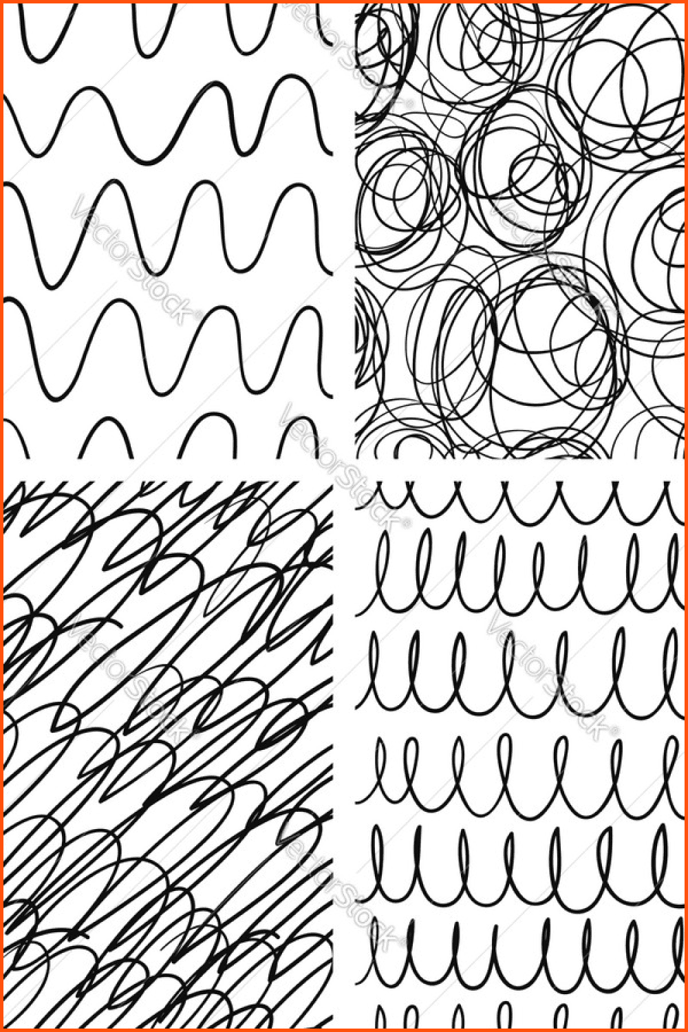 Chaotic Scribble Pattern.